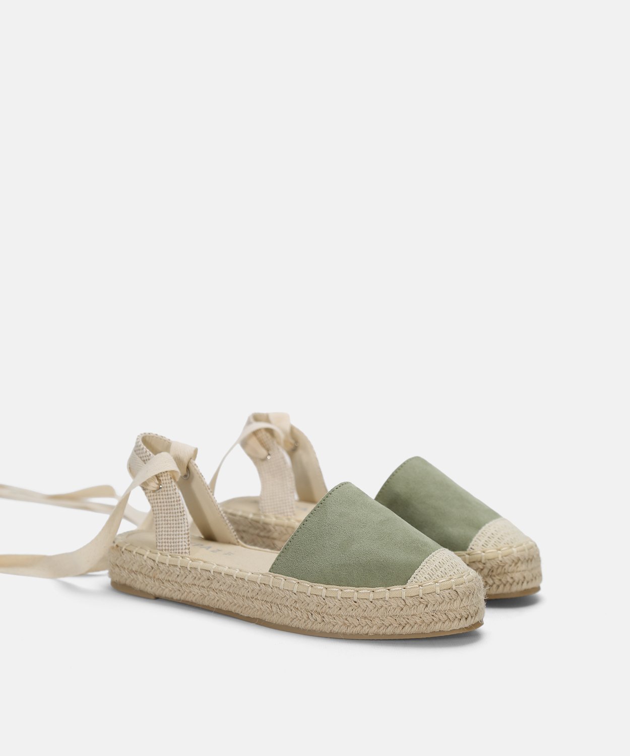 Alpargata plana atada image number null